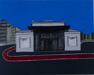 James P Kinsella, 'U4' Margaretengürtel, 2013, 80cmx100cm, acrylic on canvas. (640x515)